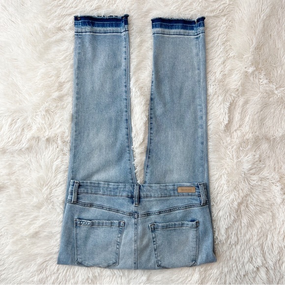 Blank NYC The Madison Crop high rise jeans light wash button fly release… - Picture 2 of 12